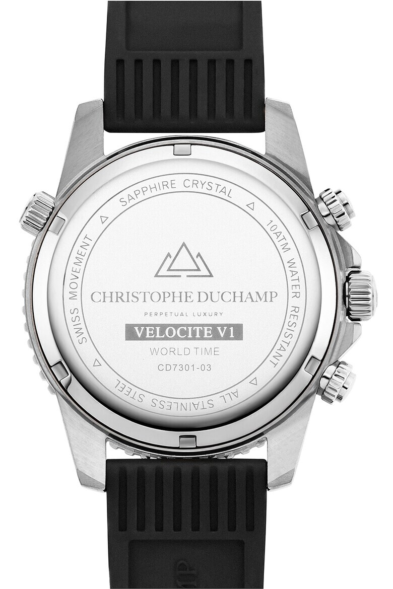 Christophe Duchamp Швейцарски иноксов часовник - Pepit.bg