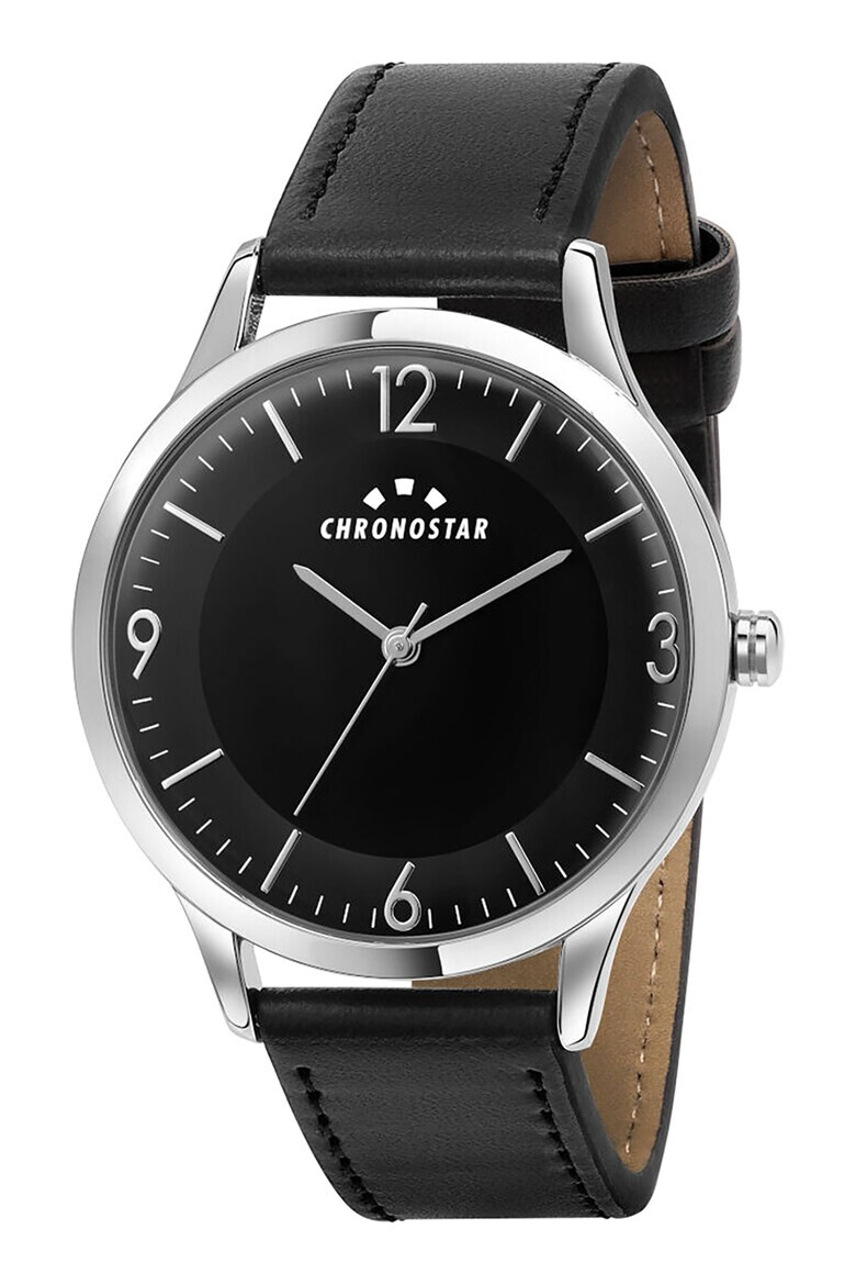 Chronostar Аналогов часовник с кожена каишка - Pepit.bg