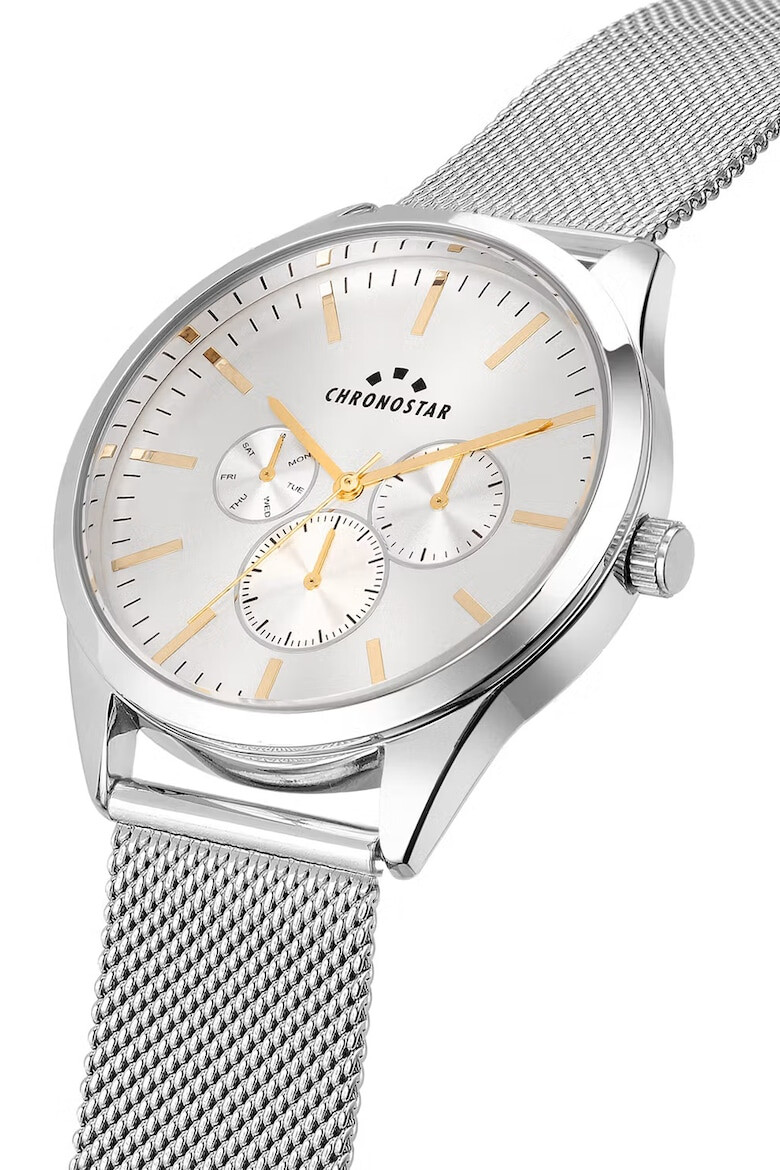 Chronostar Часовник и кожена гривна - Pepit.bg