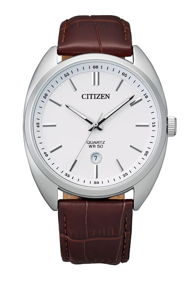 Citizen Часовник с кожена каишка - Pepit.bg
