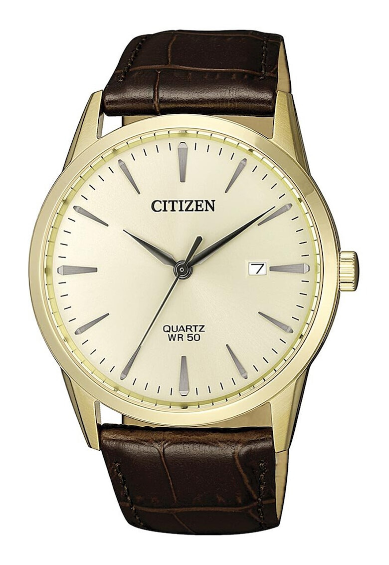 Citizen Часовник с кожена каишка - Pepit.bg