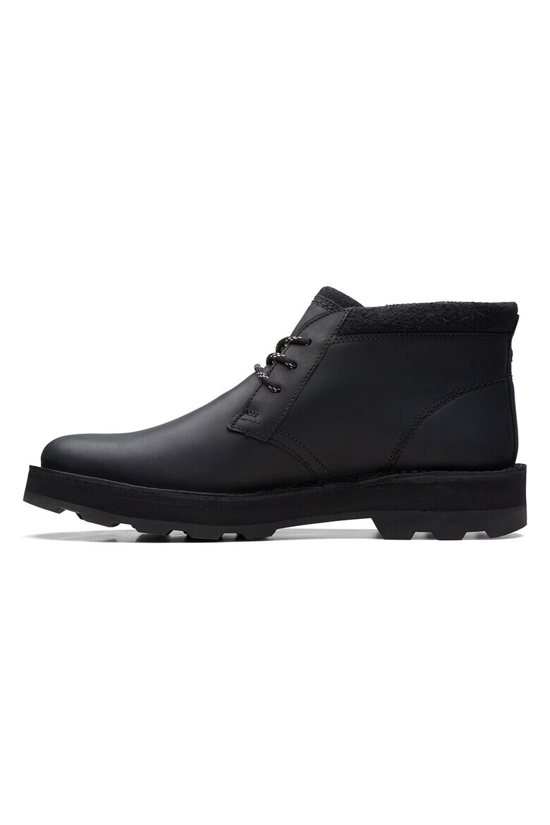 Clarks Боти Corston от кожа и велур - Pepit.bg