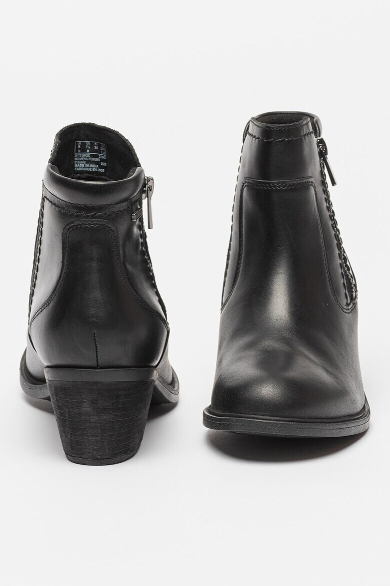 Clarks Боти Neva от кожа с цип - Pepit.bg
