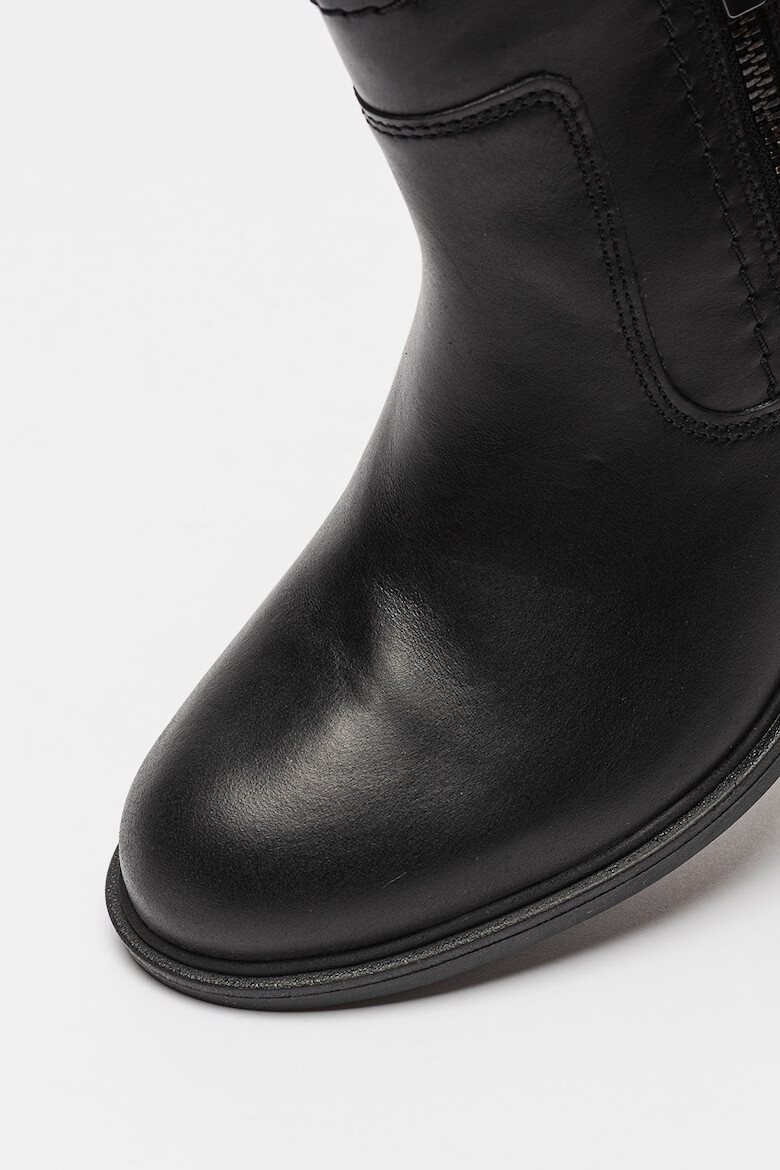 Clarks Боти Neva от кожа с цип - Pepit.bg