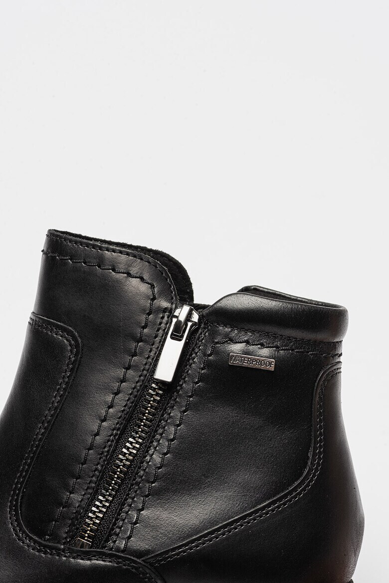 Clarks Боти Neva от кожа с цип - Pepit.bg