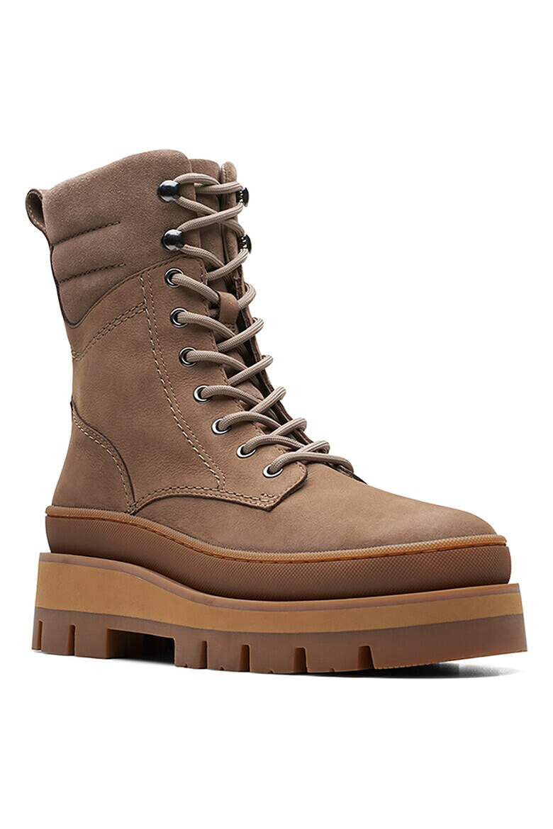 Clarks Боти Orianna 2 от набук - Pepit.bg