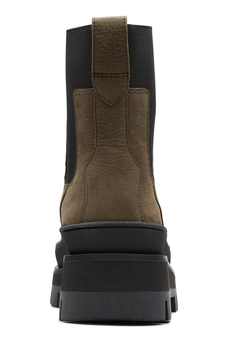 Clarks Боти Orianna от набук с текстил - Pepit.bg