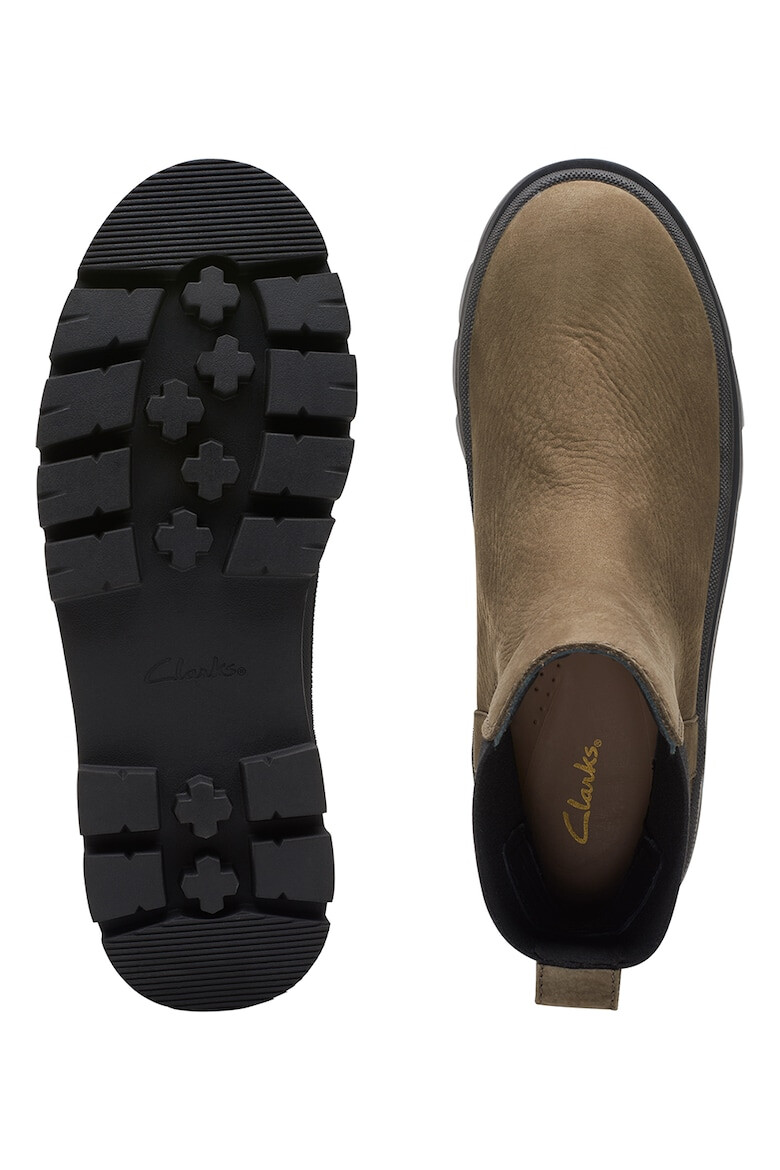 Clarks Боти Orianna от набук с текстил - Pepit.bg