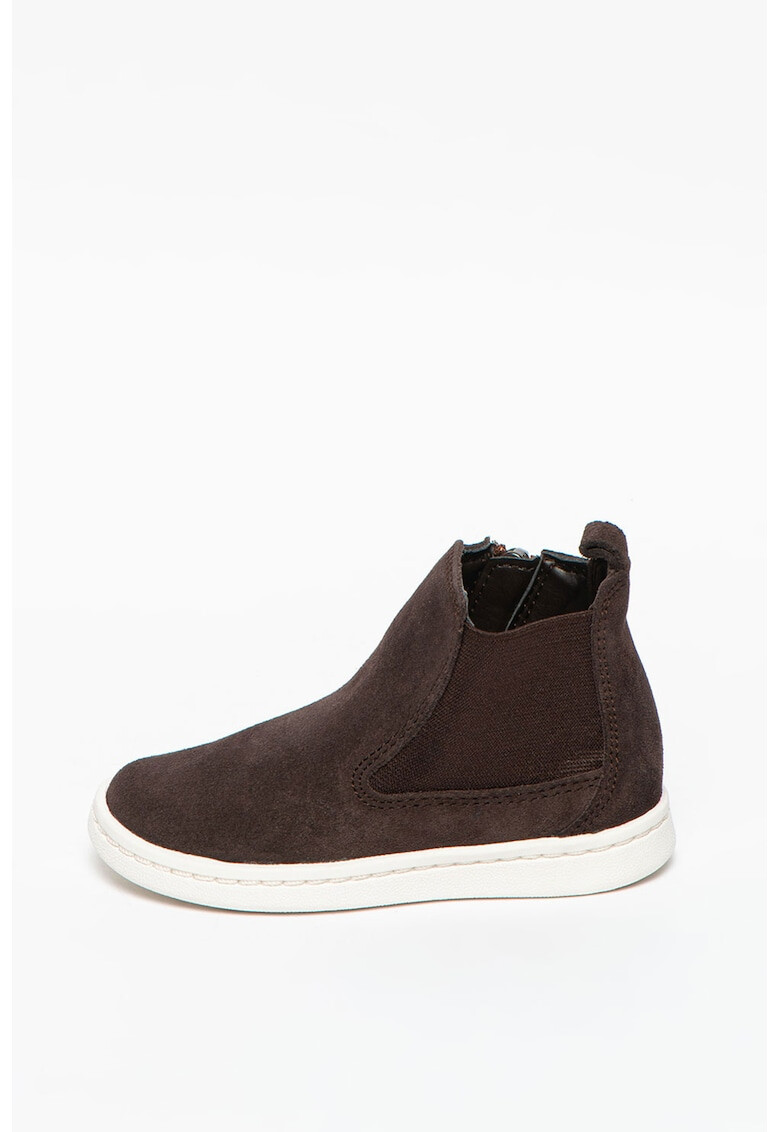 Clarks Боти Street тип Chelsea от велур - Pepit.bg