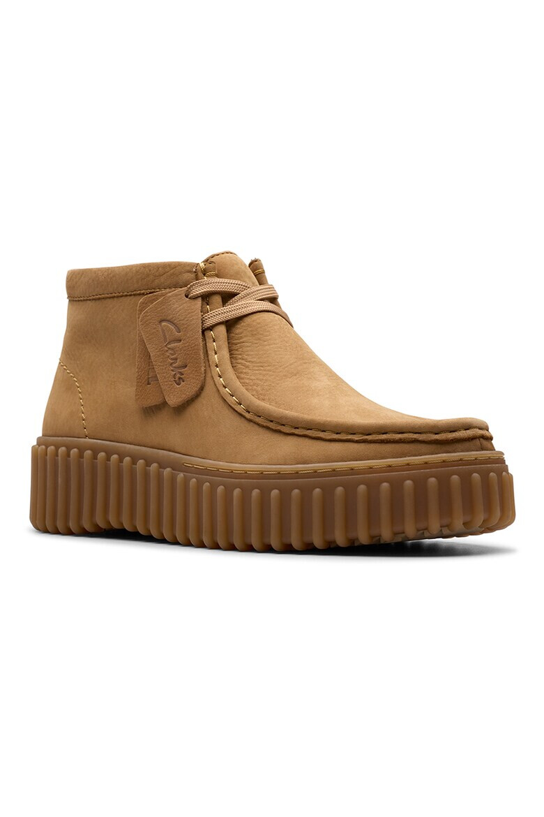 Clarks Боти Torhill-Moss от набук - Персийски портокал - Pepit.bg