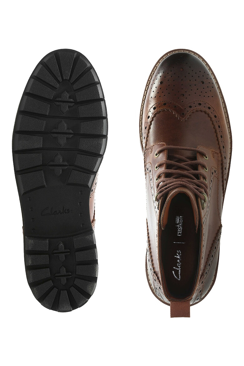 Clarks Кожени боти Batcombe тип Brogue - Pepit.bg