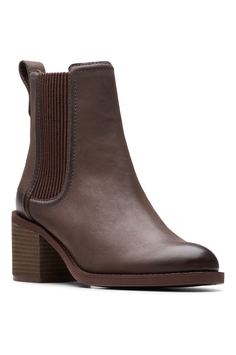 Clarks Кожени боти Chamberly - Pepit.bg