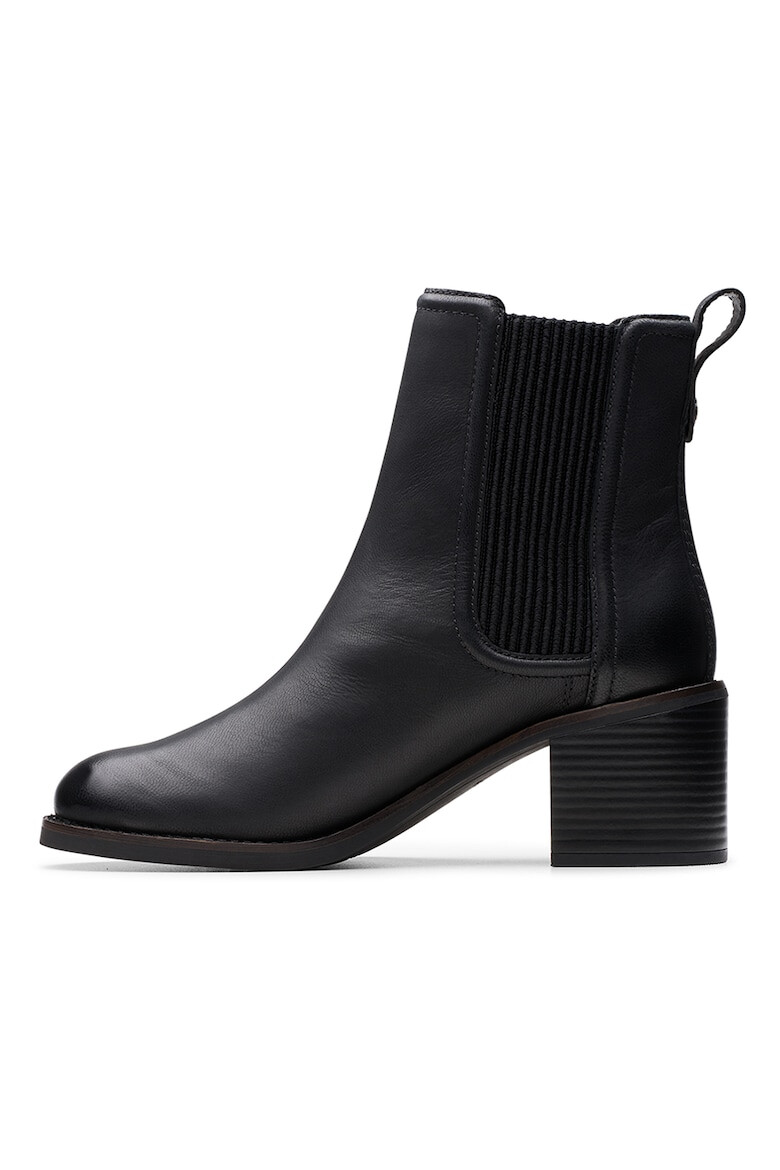 Clarks Кожени боти Chamberly Chelsea - Черен - Pepit.bg