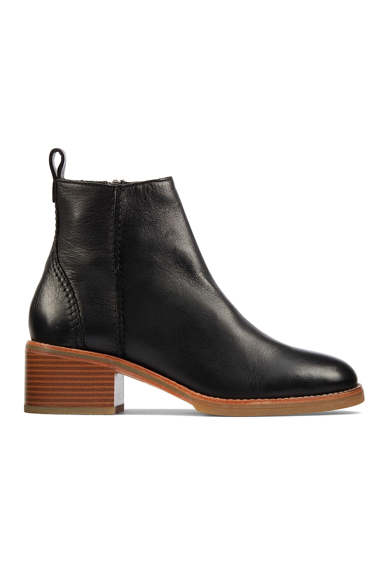Clarks Кожени боти Cologne с цип - Pepit.bg
