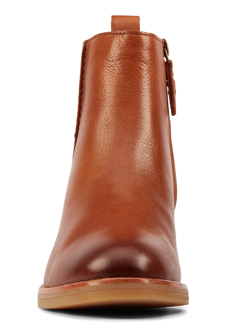 Clarks Кожени боти Cologne с цип - Pepit.bg