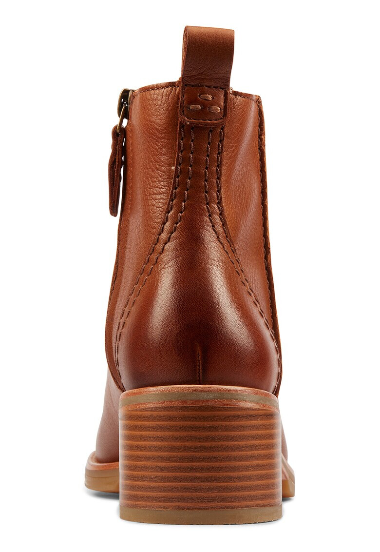 Clarks Кожени боти Cologne с цип - Pepit.bg