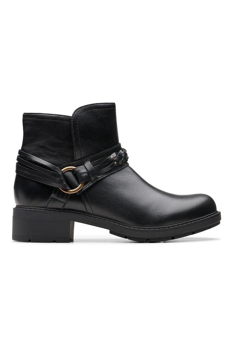Clarks Кожени боти Hearth Kaylie - Pepit.bg