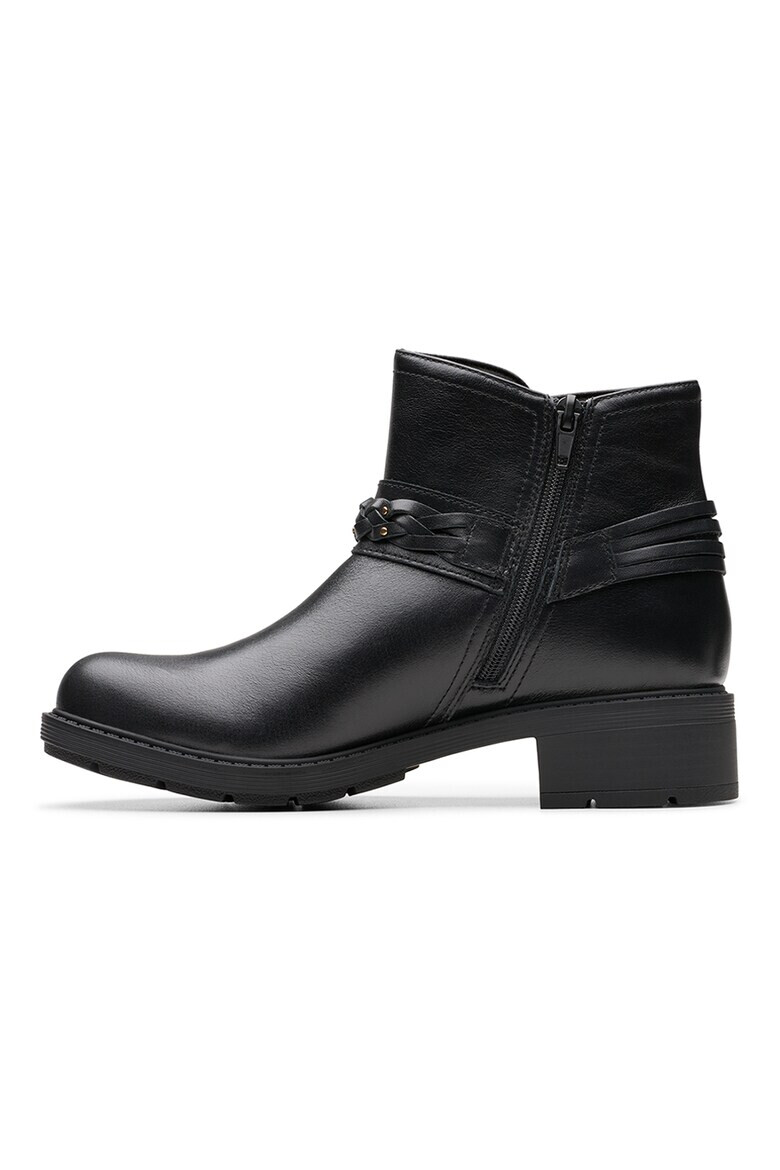 Clarks Кожени боти Hearth Kaylie - Pepit.bg