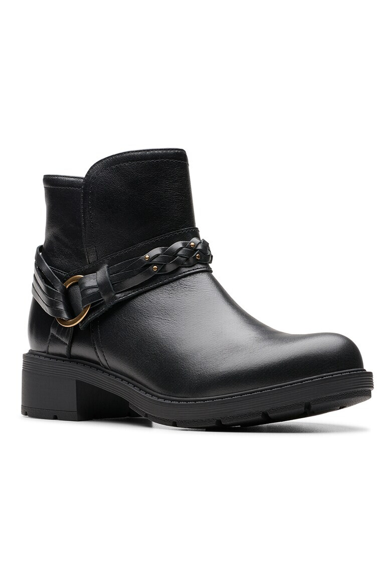 Clarks Кожени боти Hearth Kaylie - Pepit.bg