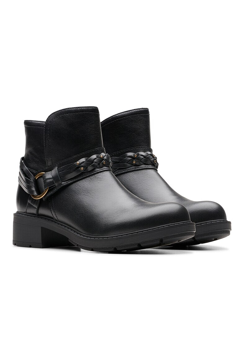 Clarks Кожени боти Hearth Kaylie - Pepit.bg