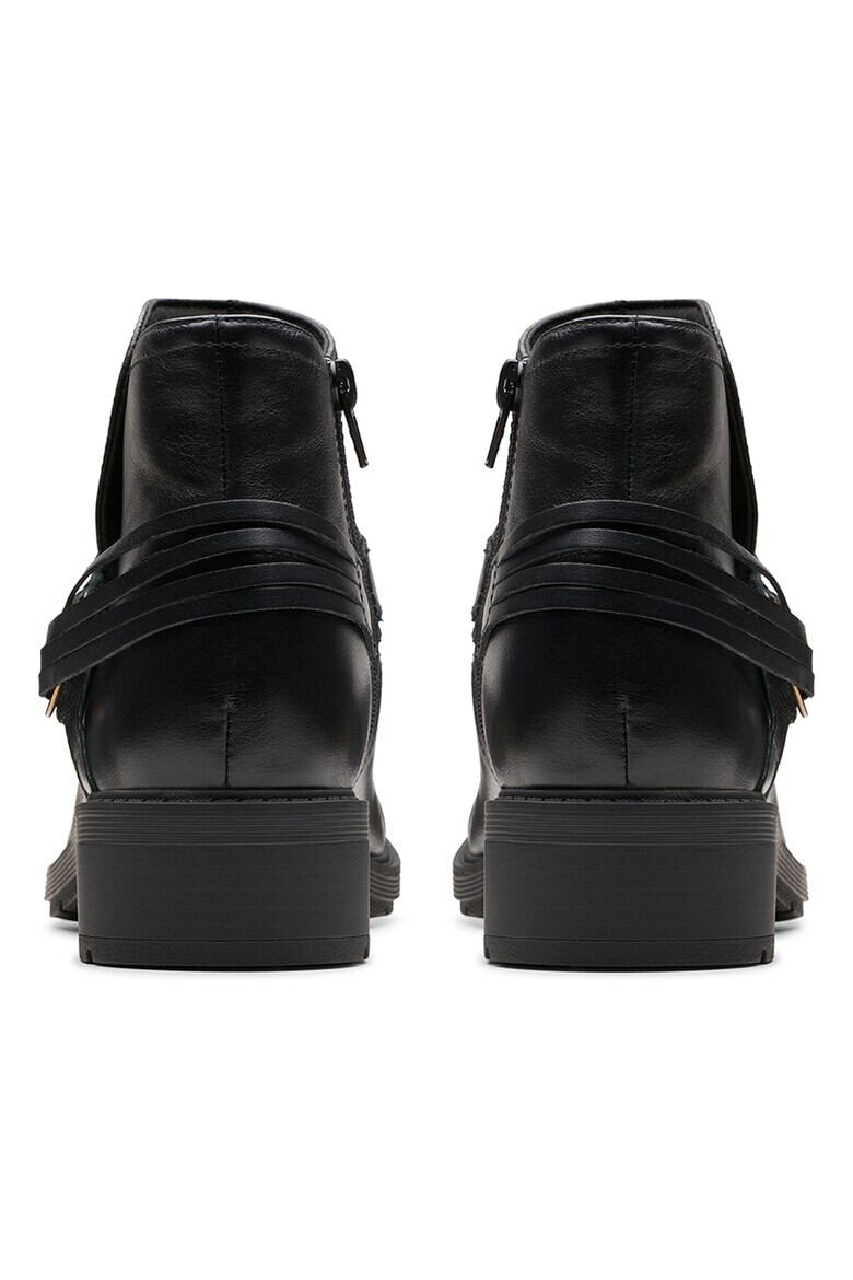Clarks Кожени боти Hearth Kaylie - Pepit.bg