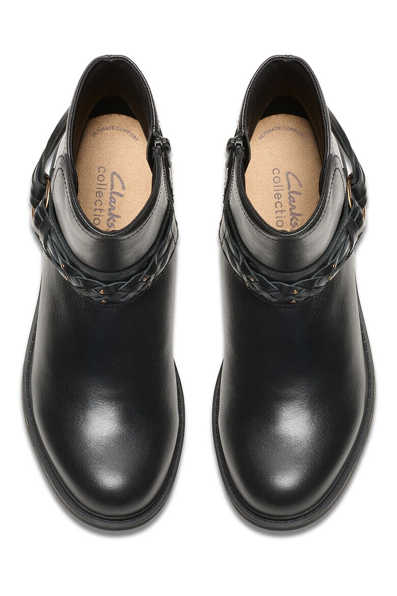 Clarks Кожени боти Hearth Kaylie - Pepit.bg