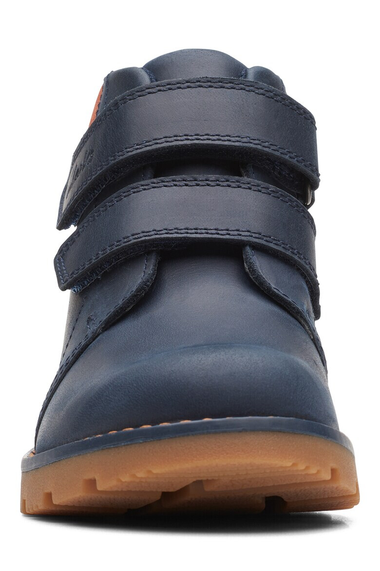 Clarks Кожени боти Heath с велкро - Pepit.bg