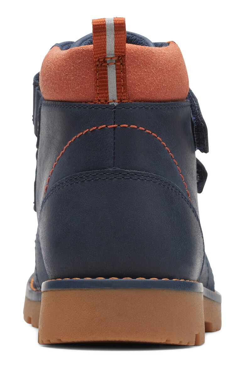 Clarks Кожени боти Heath с велкро - Pepit.bg
