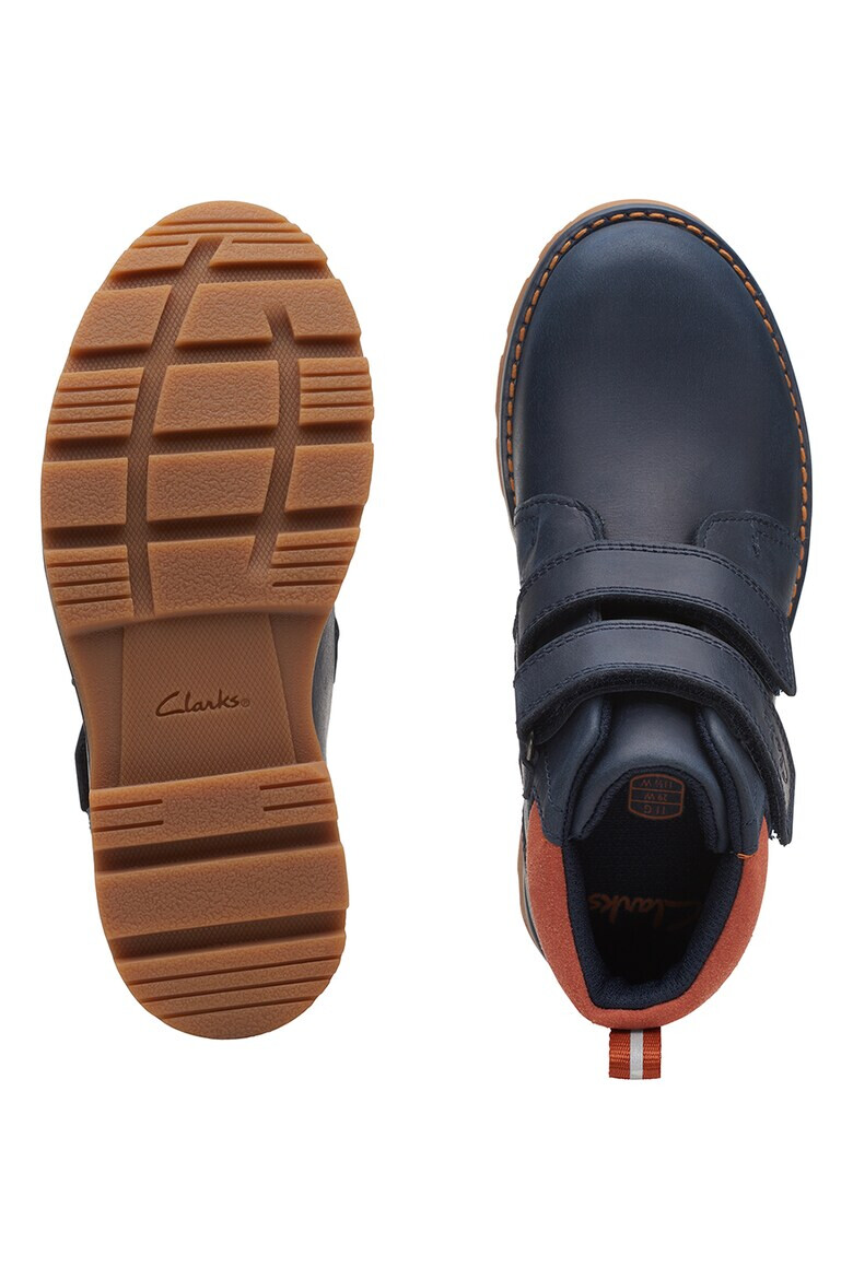 Clarks Кожени боти Heath с велкро - Pepit.bg
