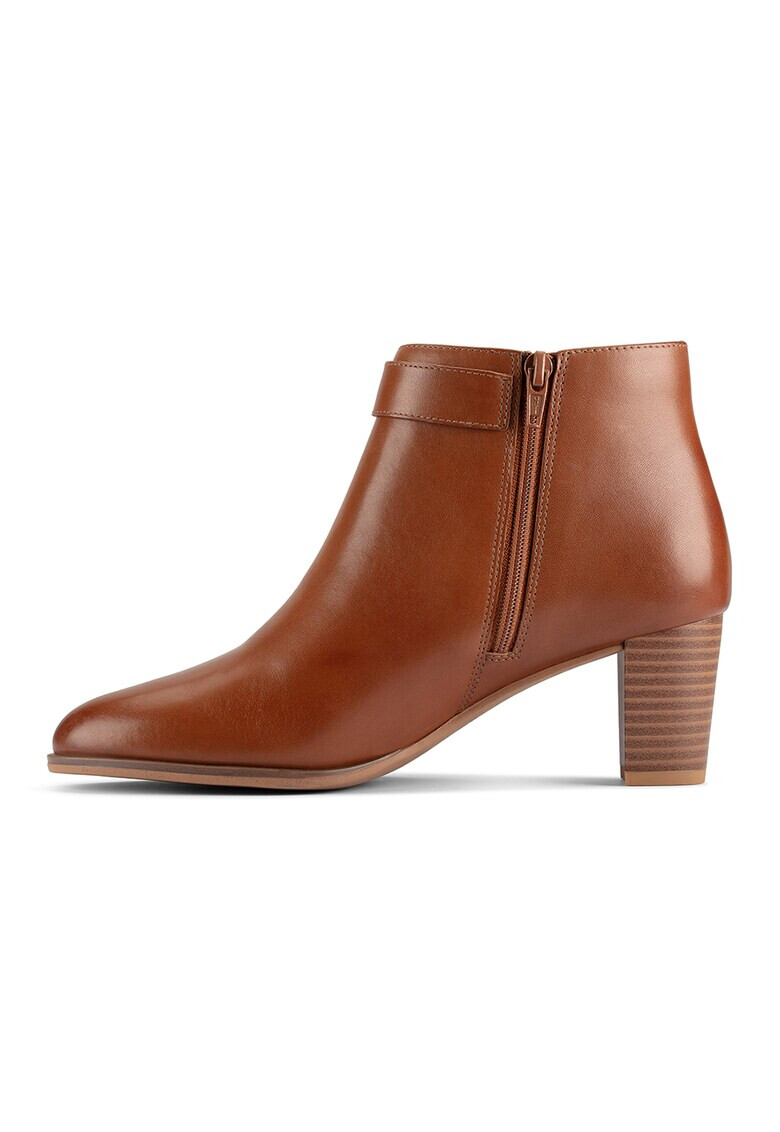 Clarks Кожени боти Kaylin 60 с токи - Pepit.bg