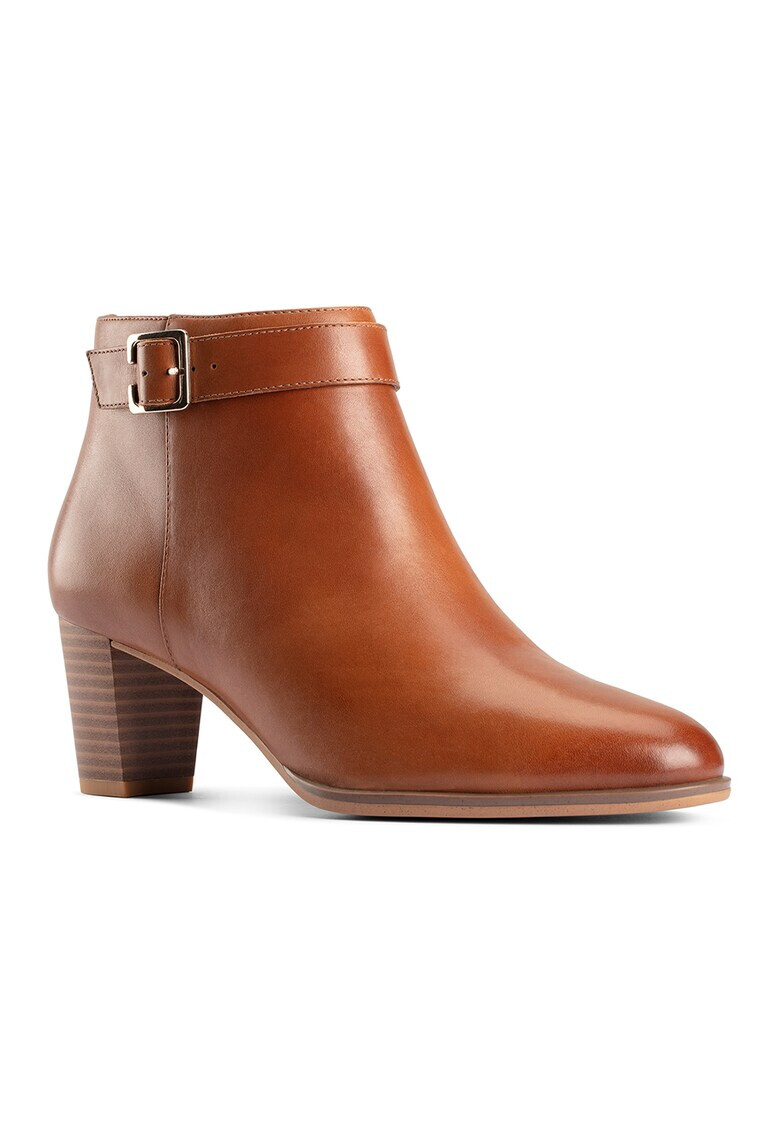 Clarks Кожени боти Kaylin 60 с токи - Pepit.bg