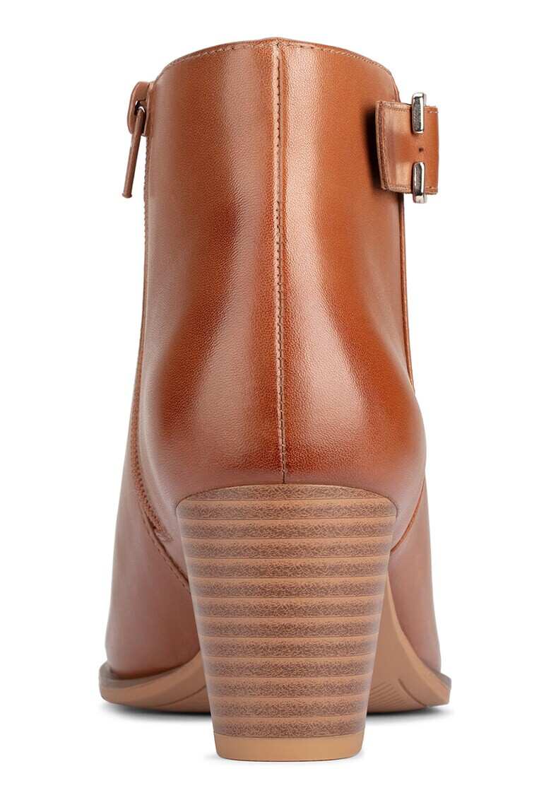 Clarks Кожени боти Kaylin 60 с токи - Pepit.bg