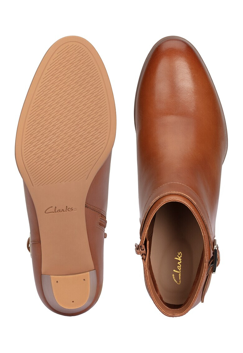 Clarks Кожени боти Kaylin 60 с токи - Pepit.bg