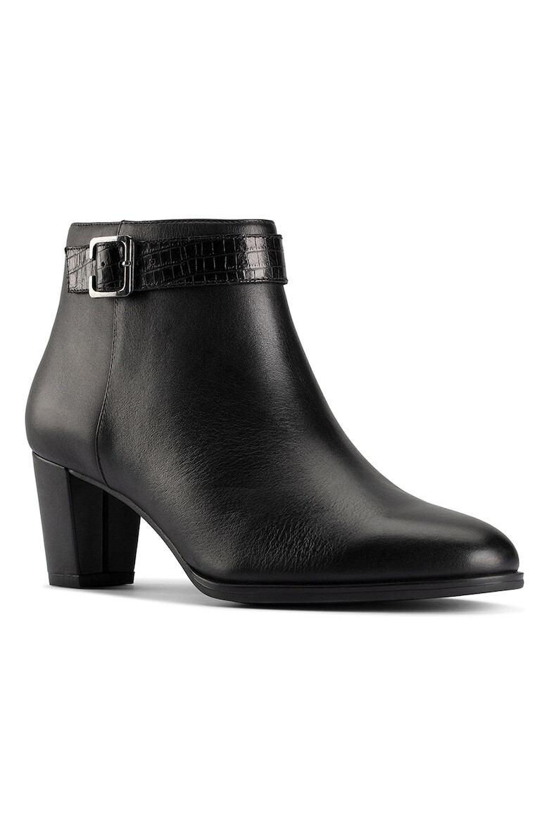 Clarks Кожени боти Kaylin 60 с токи - Pepit.bg