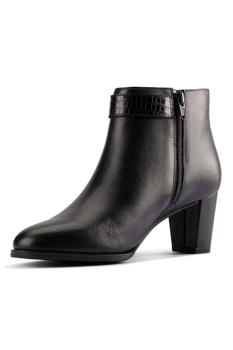Clarks Кожени боти Kaylin 60 с токи - Pepit.bg
