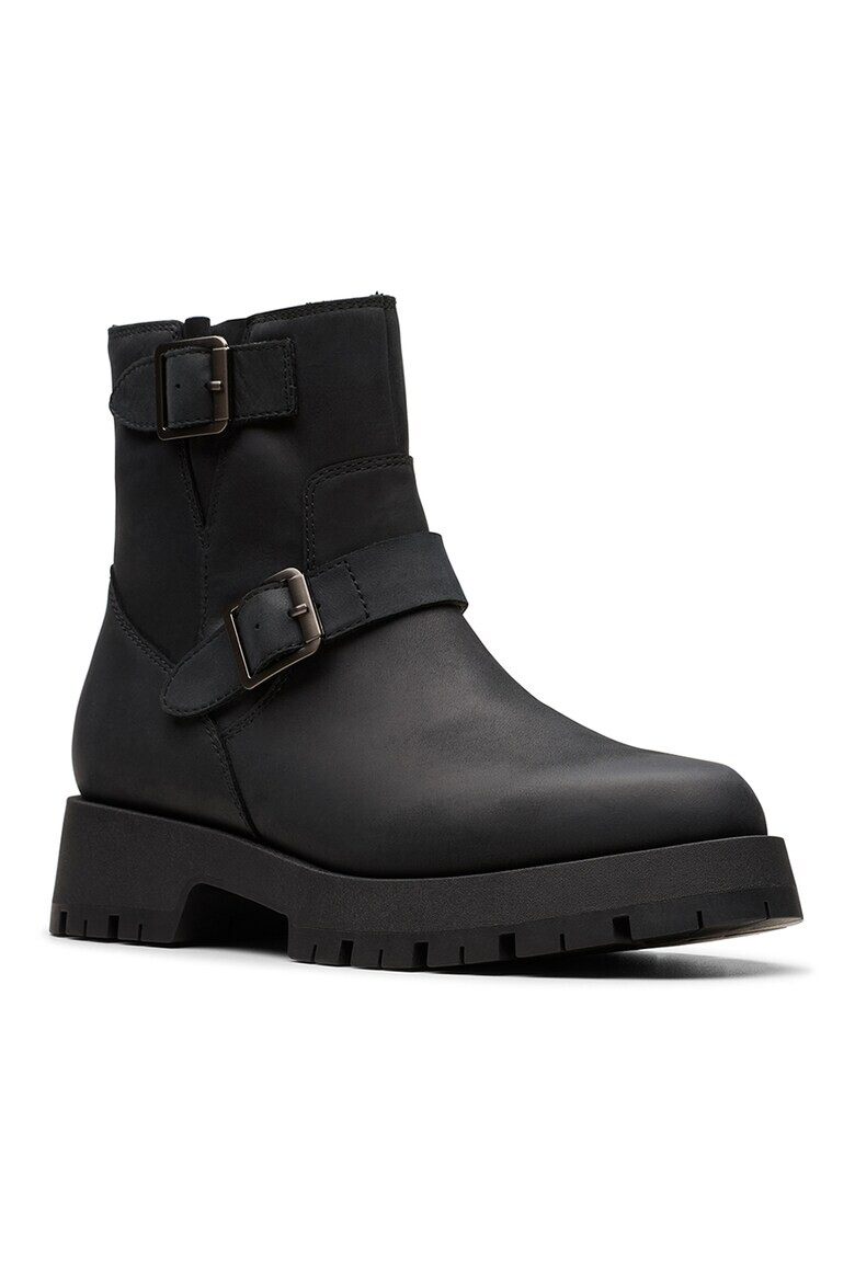 Clarks Кожени боти Ledwick Haley - Pepit.bg
