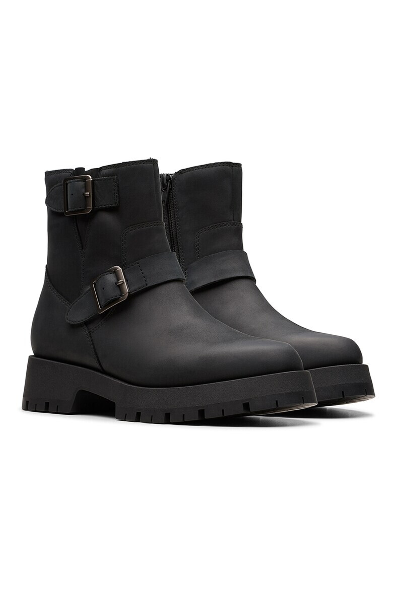 Clarks Кожени боти Ledwick Haley - Pepit.bg