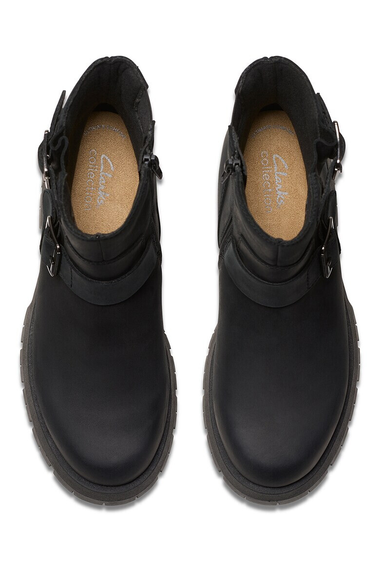 Clarks Кожени боти Ledwick Haley - Pepit.bg