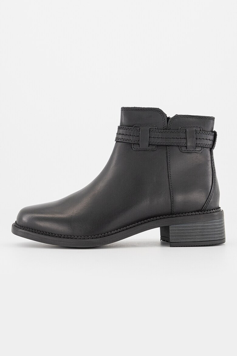 Clarks Кожени боти Maye-Ease с цип - Pepit.bg