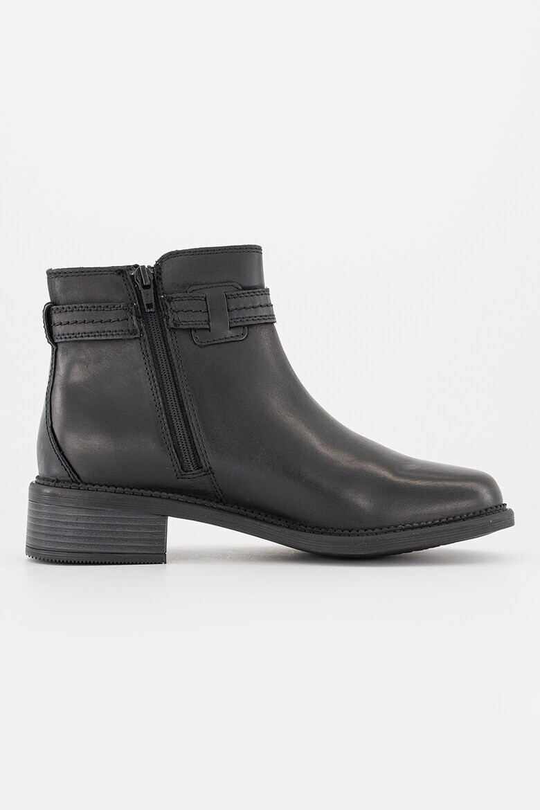 Clarks Кожени боти Maye-Ease с цип - Pepit.bg