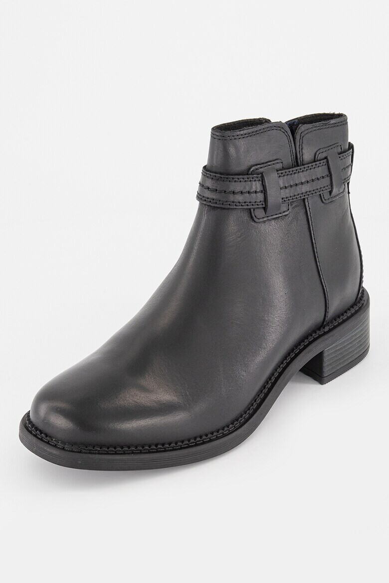 Clarks Кожени боти Maye-Ease с цип - Pepit.bg