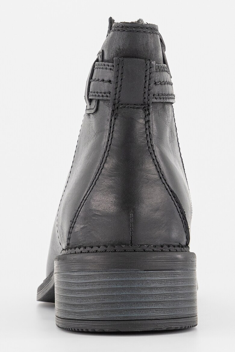 Clarks Кожени боти Maye-Ease с цип - Pepit.bg