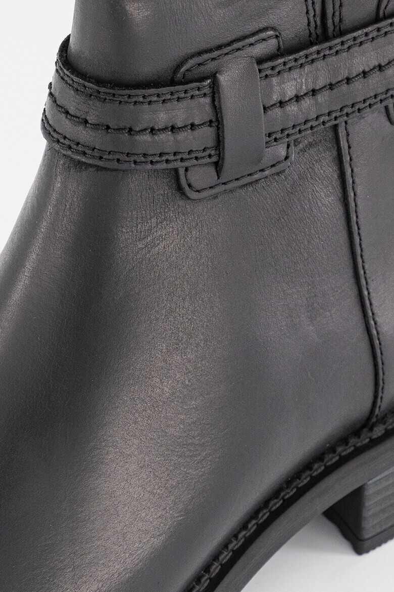 Clarks Кожени боти Maye-Ease с цип - Pepit.bg