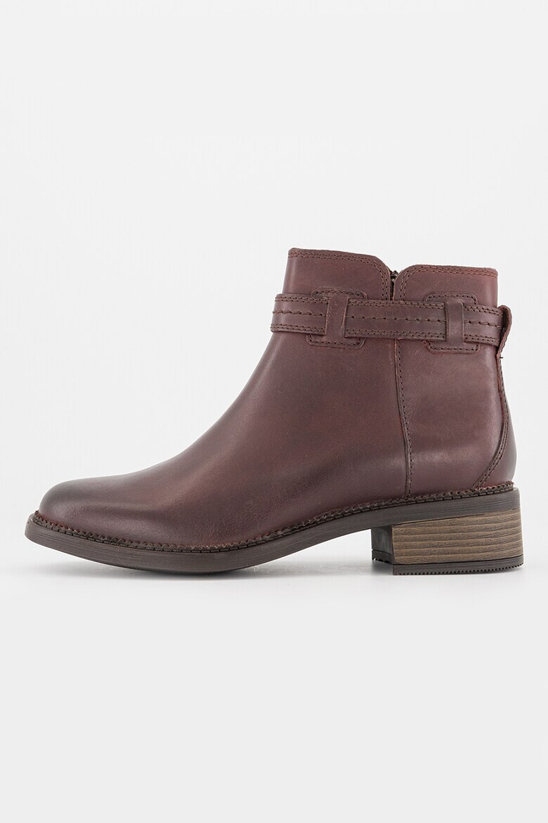 Clarks Кожени боти Maye-Ease с цип - Pepit.bg