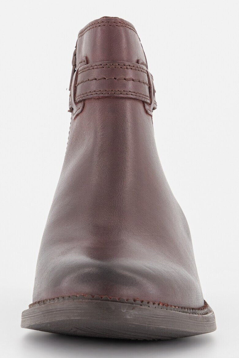 Clarks Кожени боти Maye-Ease с цип - Pepit.bg
