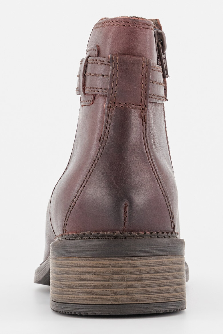 Clarks Кожени боти Maye-Ease с цип - Pepit.bg