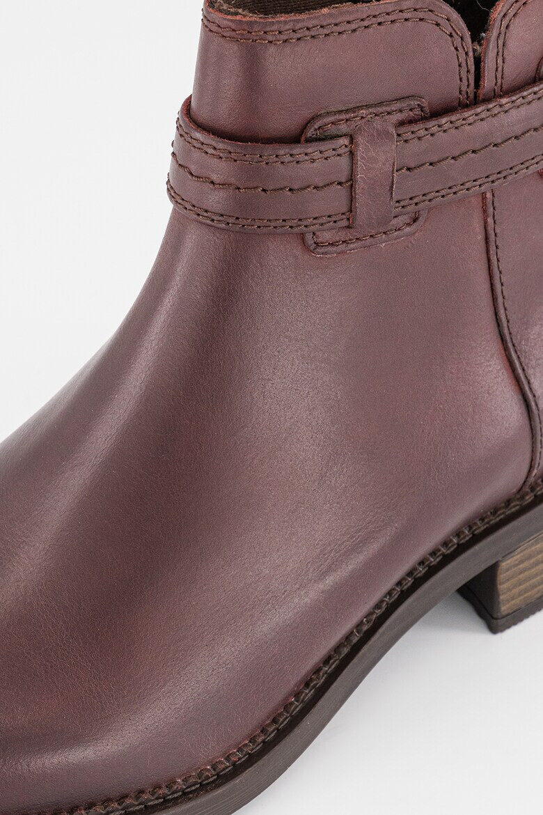 Clarks Кожени боти Maye-Ease с цип - Pepit.bg