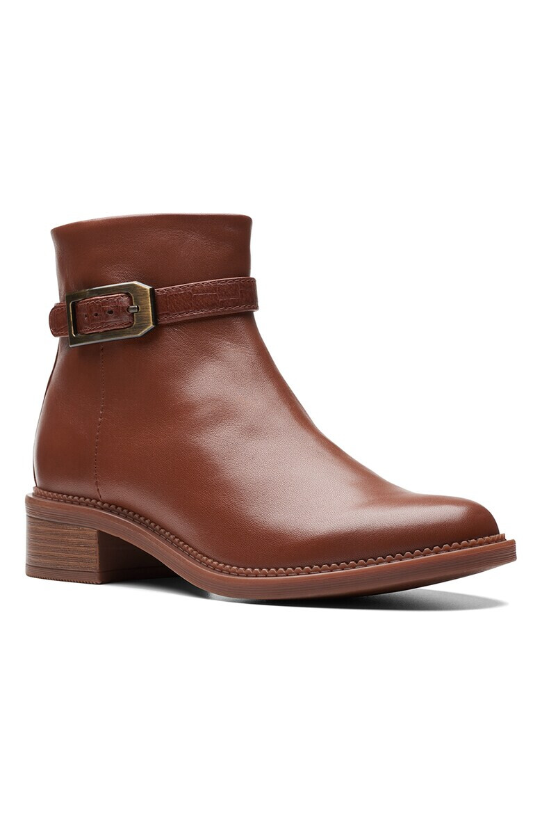 Clarks Кожени боти Maye Grace - Pepit.bg