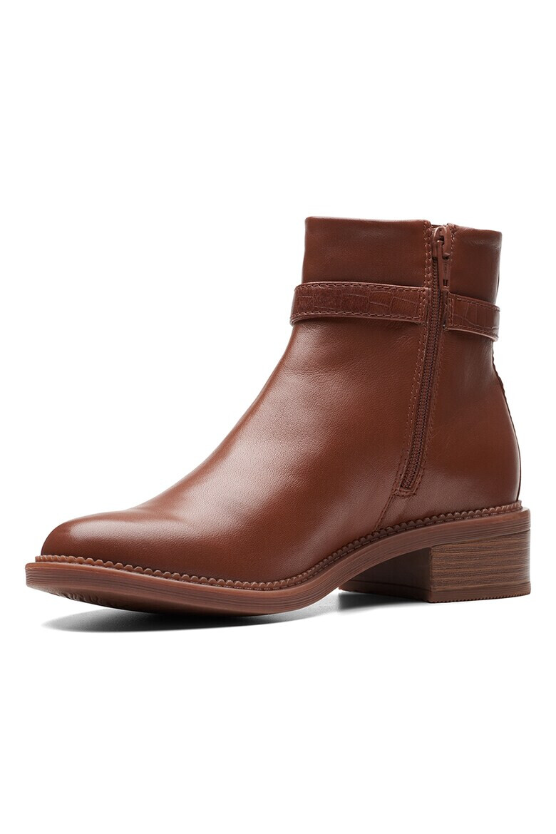 Clarks Кожени боти Maye Grace - Pepit.bg