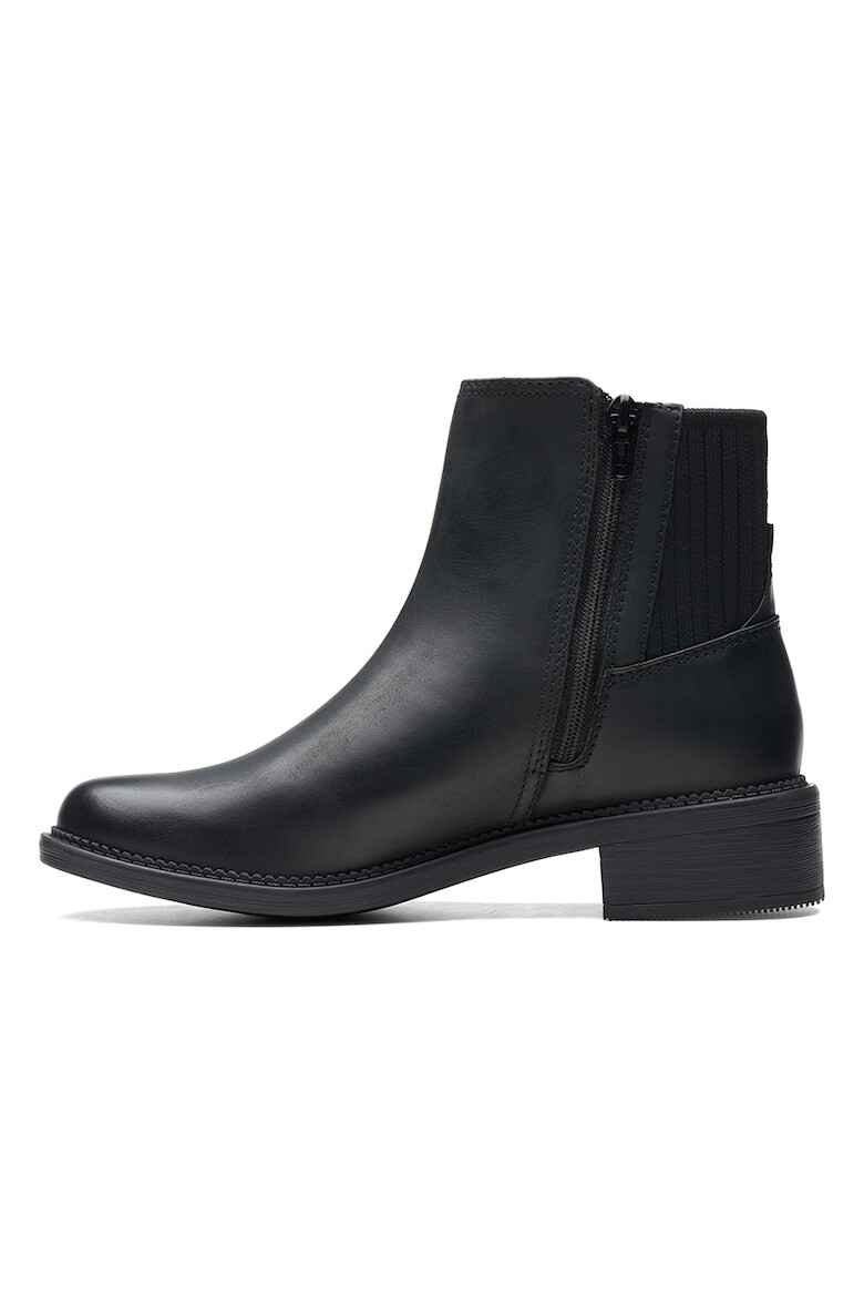 Clarks Кожени боти Maye Palm Chelsea - Черен - Pepit.bg